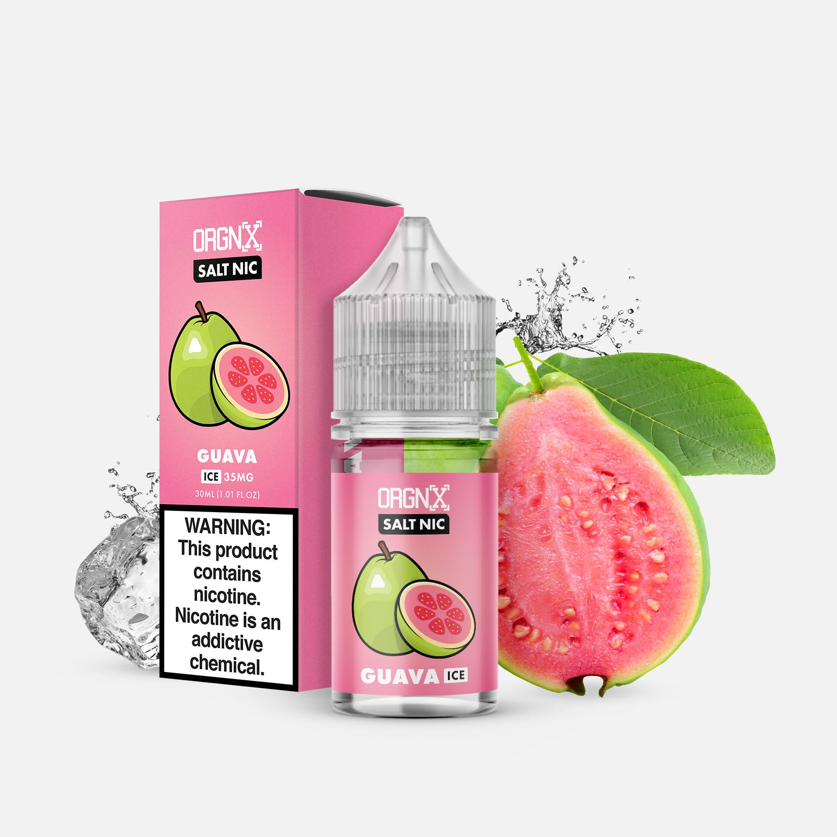 ORGNX Guava Ice Salt Nic | Menthol Vape Juice | ORGNX Eliquids OR Fulfillment Center ORGNX Guava Ice Salt Nic | Menthol Vape Juice | ORGNX Eliquids OR Fulfillment Center