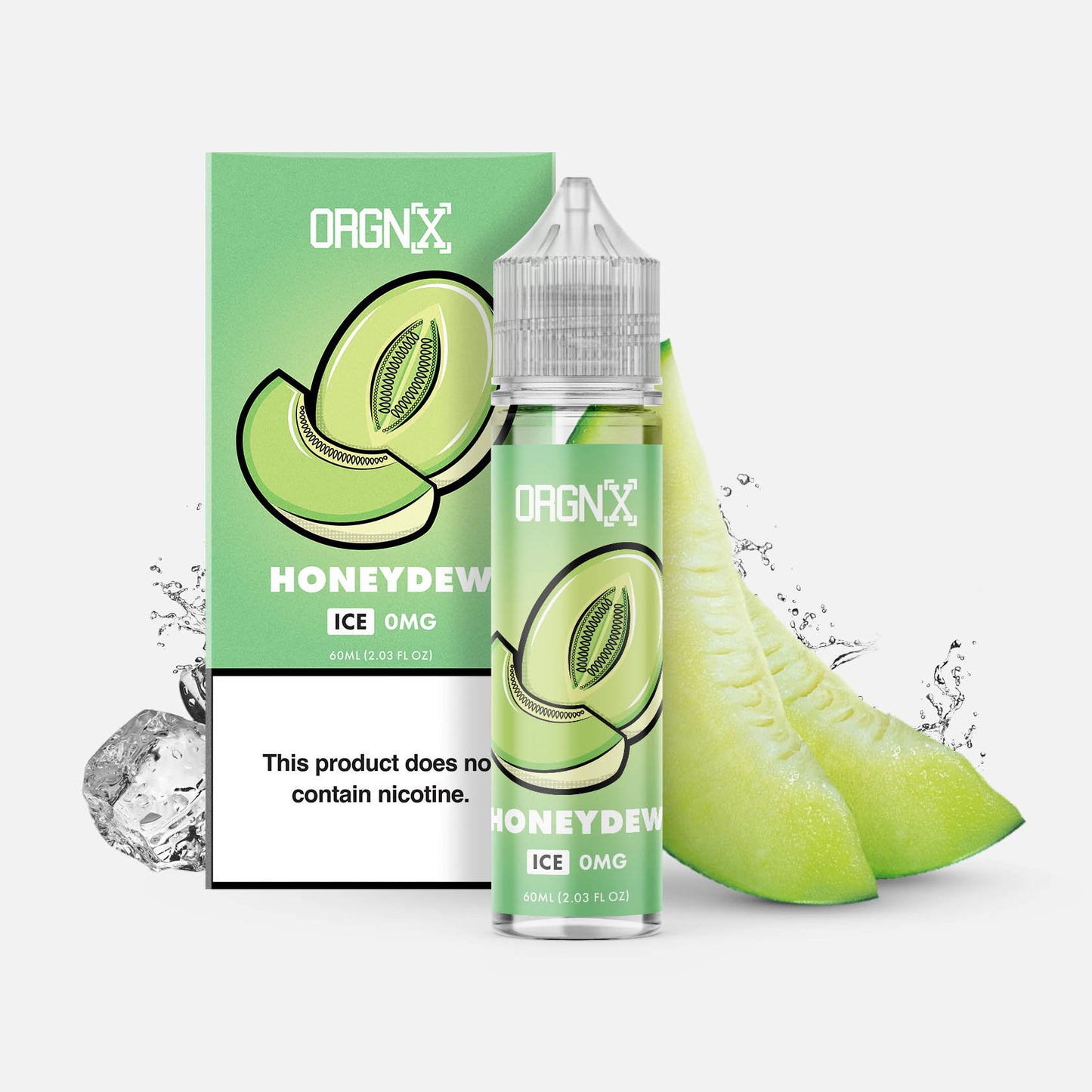 ORGNX Eliquids Honeydew Ice 0mg 60ml