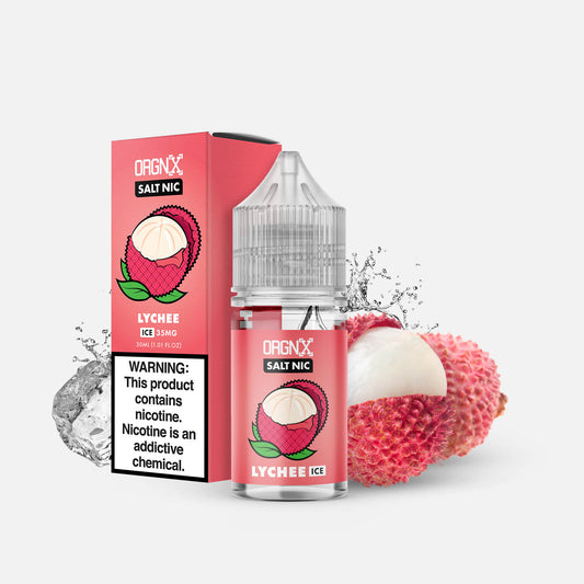 ORGNX Eliquids Lychee Ice Salt Nic