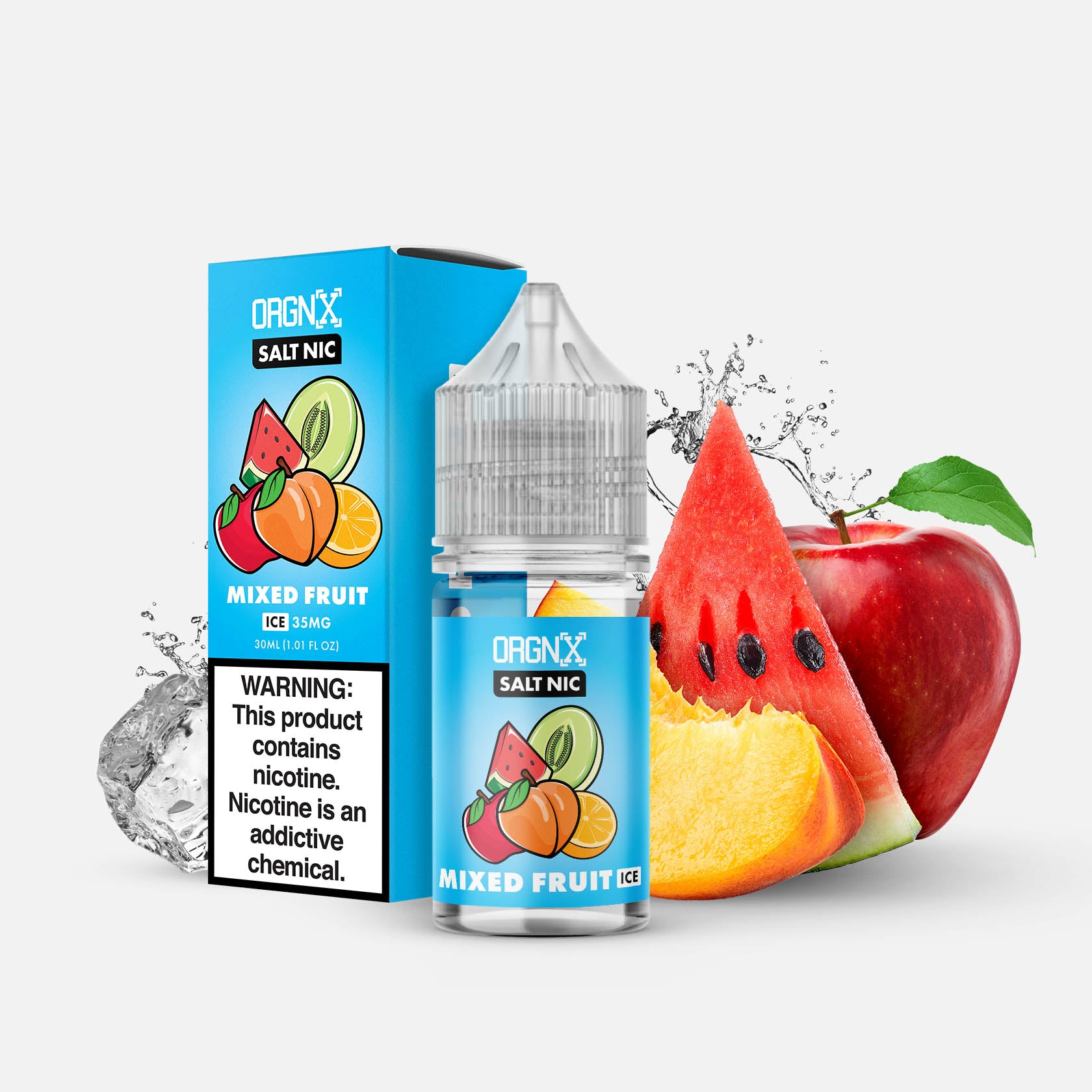 ORGNX Mixed Fruit Ice Salt Nic | Menthol Vape Juice | ORGNX Eliquids OR Fulfillment Center ORGNX Mixed Fruit Ice Salt Nic | Menthol Vape Juice | ORGNX Eliquids OR Fulfillment Center