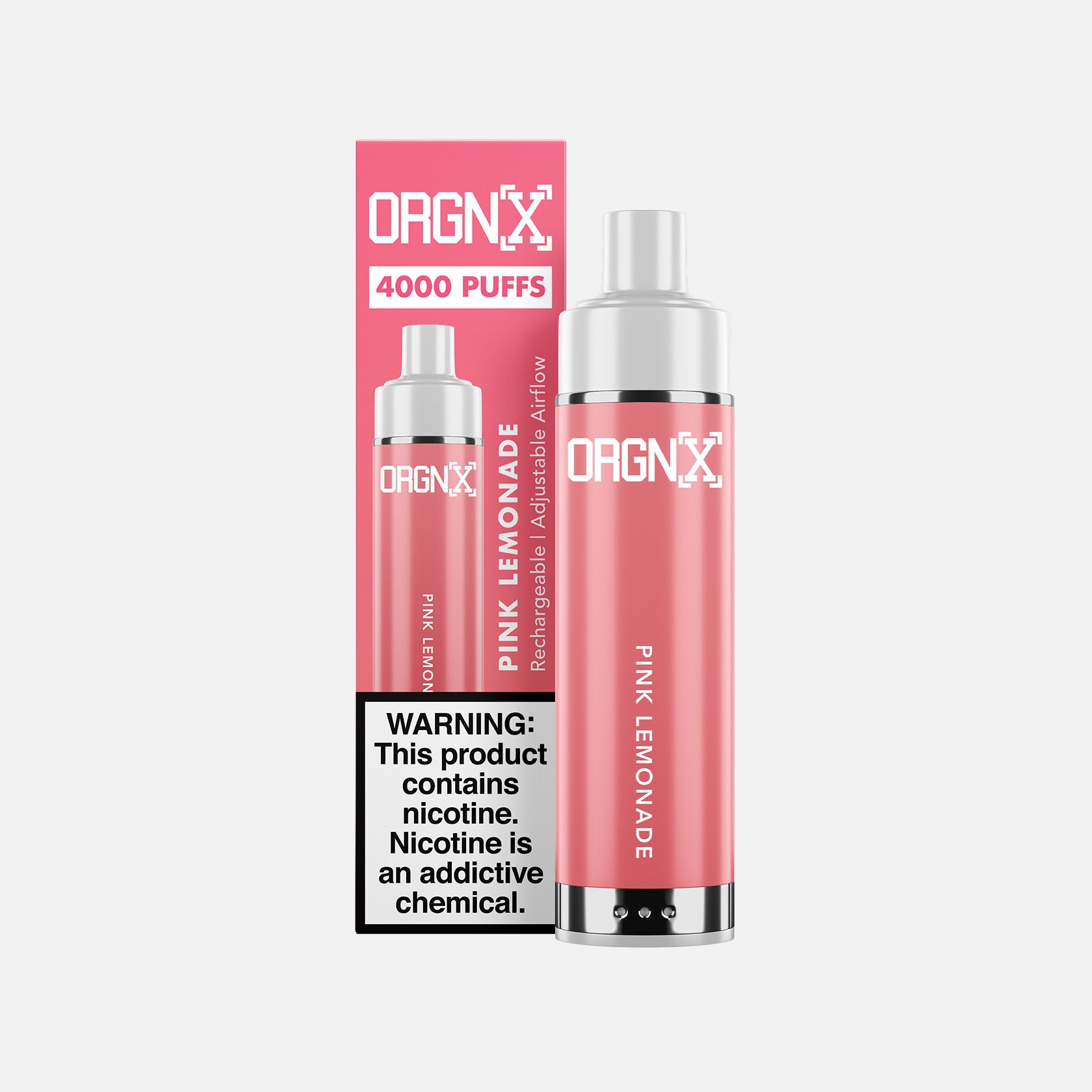 ORGNX 4000 Puffs Disposable Vape Device - Pink Lemonade OR Fulfillment Center ORGNX 4000 Puffs Disposable Vape Device - Pink Lemonade OR Fulfillment Center