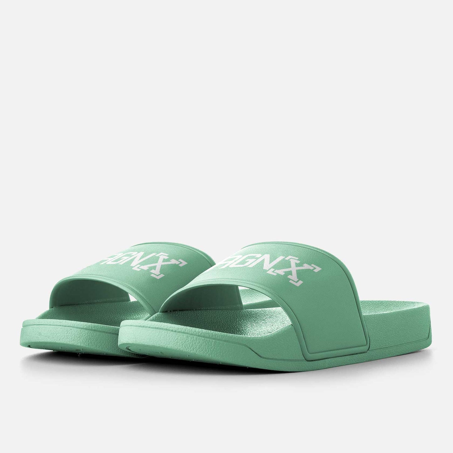 ORGNX Rubber Slides Color Mint