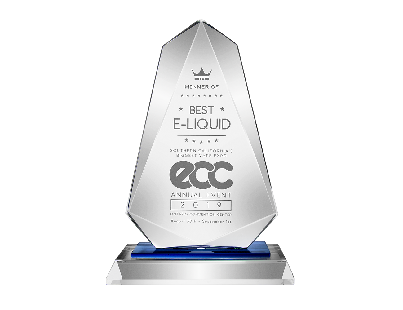 ORGNX Eliquids Best E-Liquid Award at ECC 2019