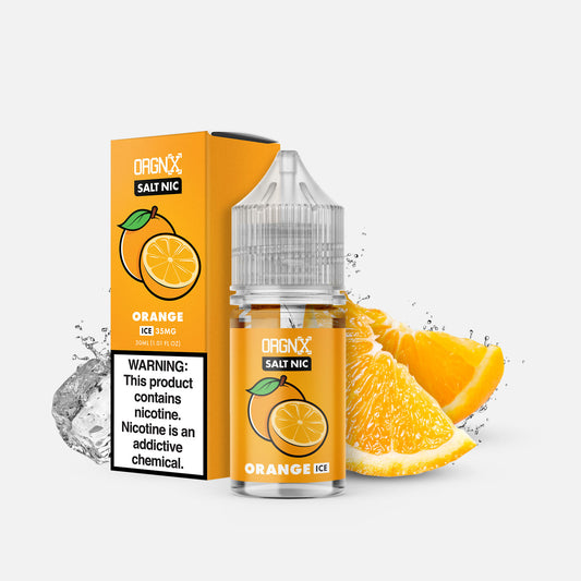 ORGNX Eliquids Orange Ice 60mL Salt Nic Vape Juice