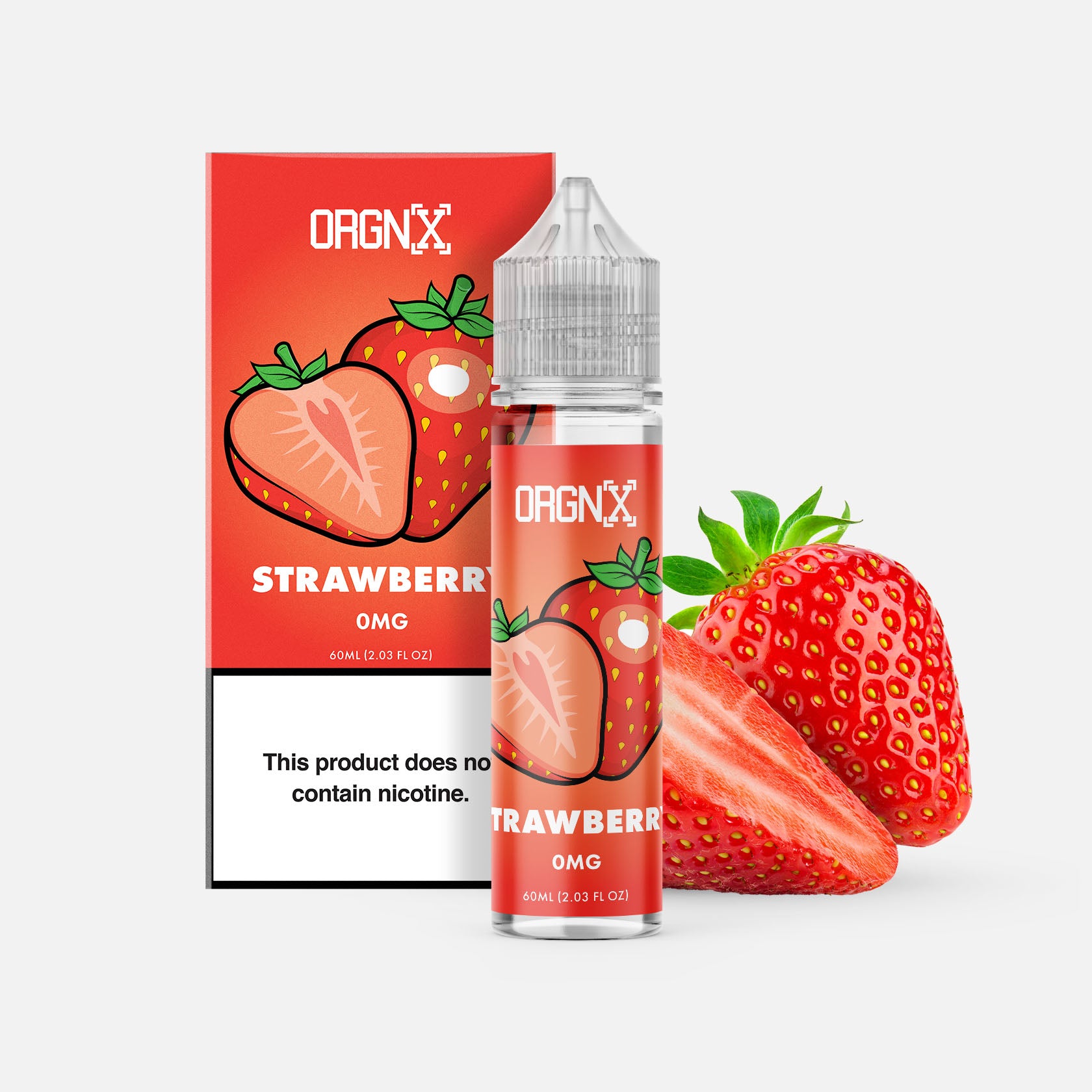 ORGNX E-liquids Fruit Flavor Strawberry Vape Juice