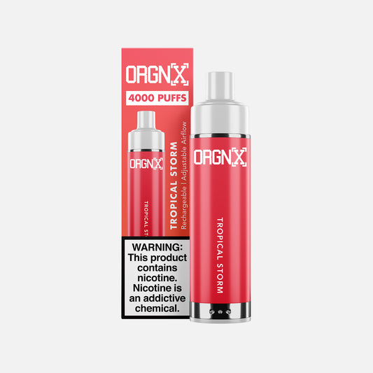 Orgnx Disposable Vape Device 4000 Puffs Tropical Storm