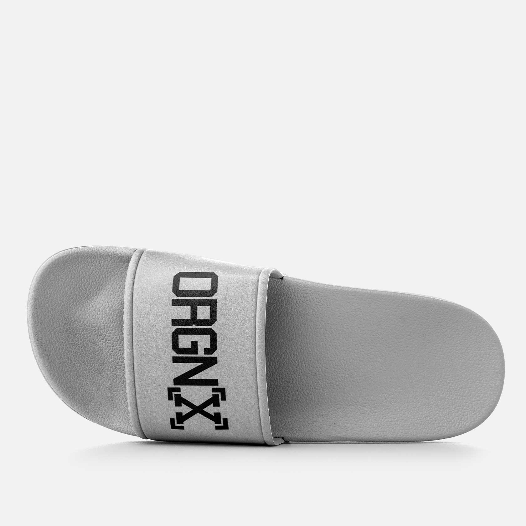 ORGNX Rubber Slides Gray Top