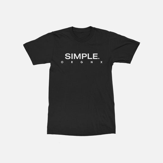 ORGNX Simple T-Shirt Black Front