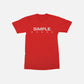 ORGNX Simple T-Shirt Red Front